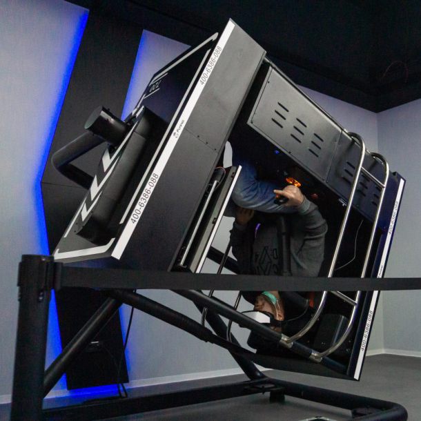 Virtuelle Realität auch kopfüber